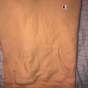 Light orange champion hoodie